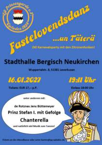Plakat Fastelovendsdanz 2027